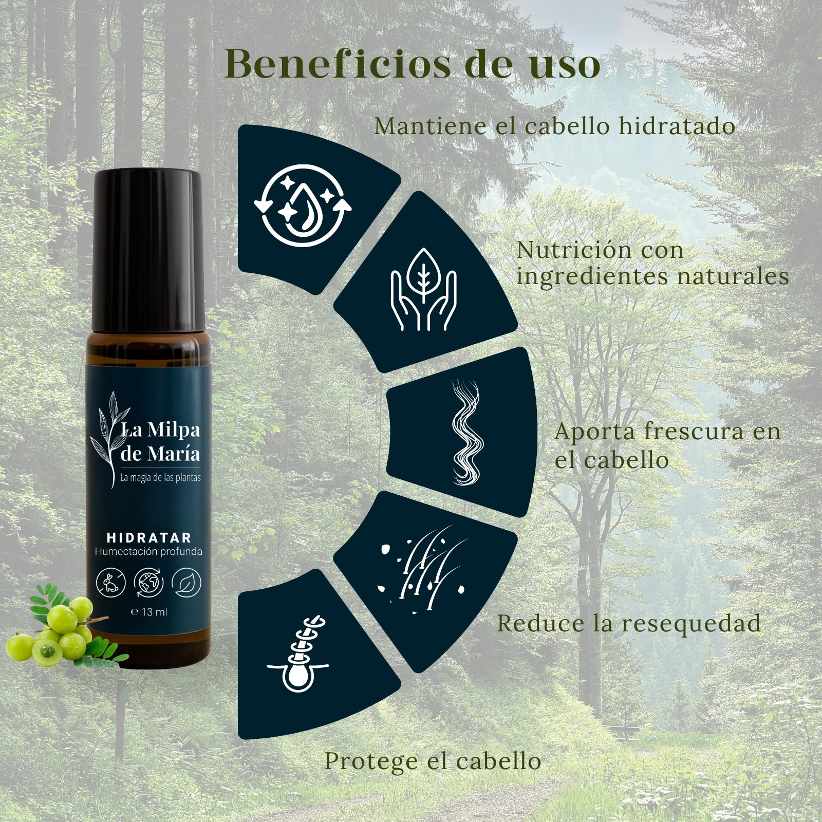 Hidratar - Aceite Reparador para Cabello Seco y Maltratado