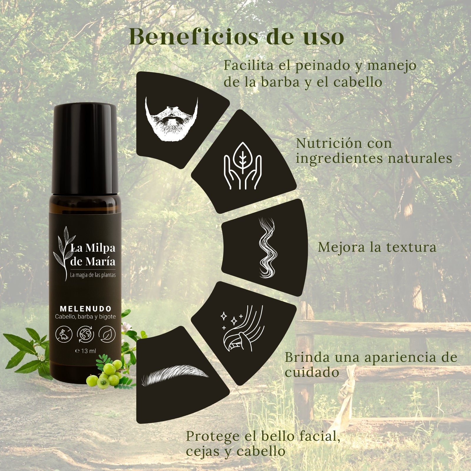 Melenudo - Aceite para Barba y Bigote