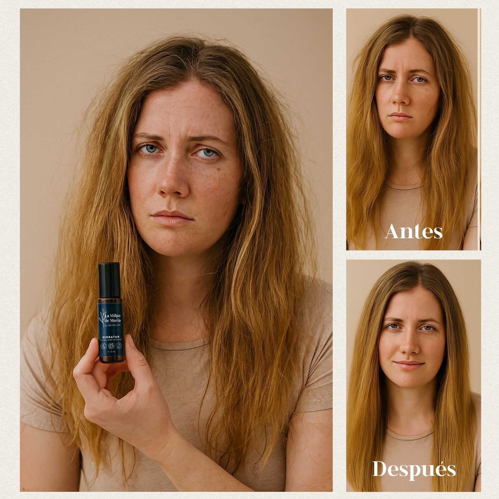 Hidratar - Aceite Reparador para Cabello Seco y Maltratado