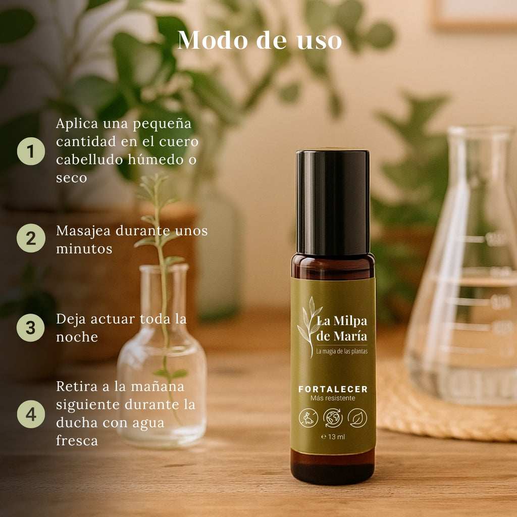 Fortalecer - Tónico Capilar Anti Caída y Reparador de Cabello Débil
