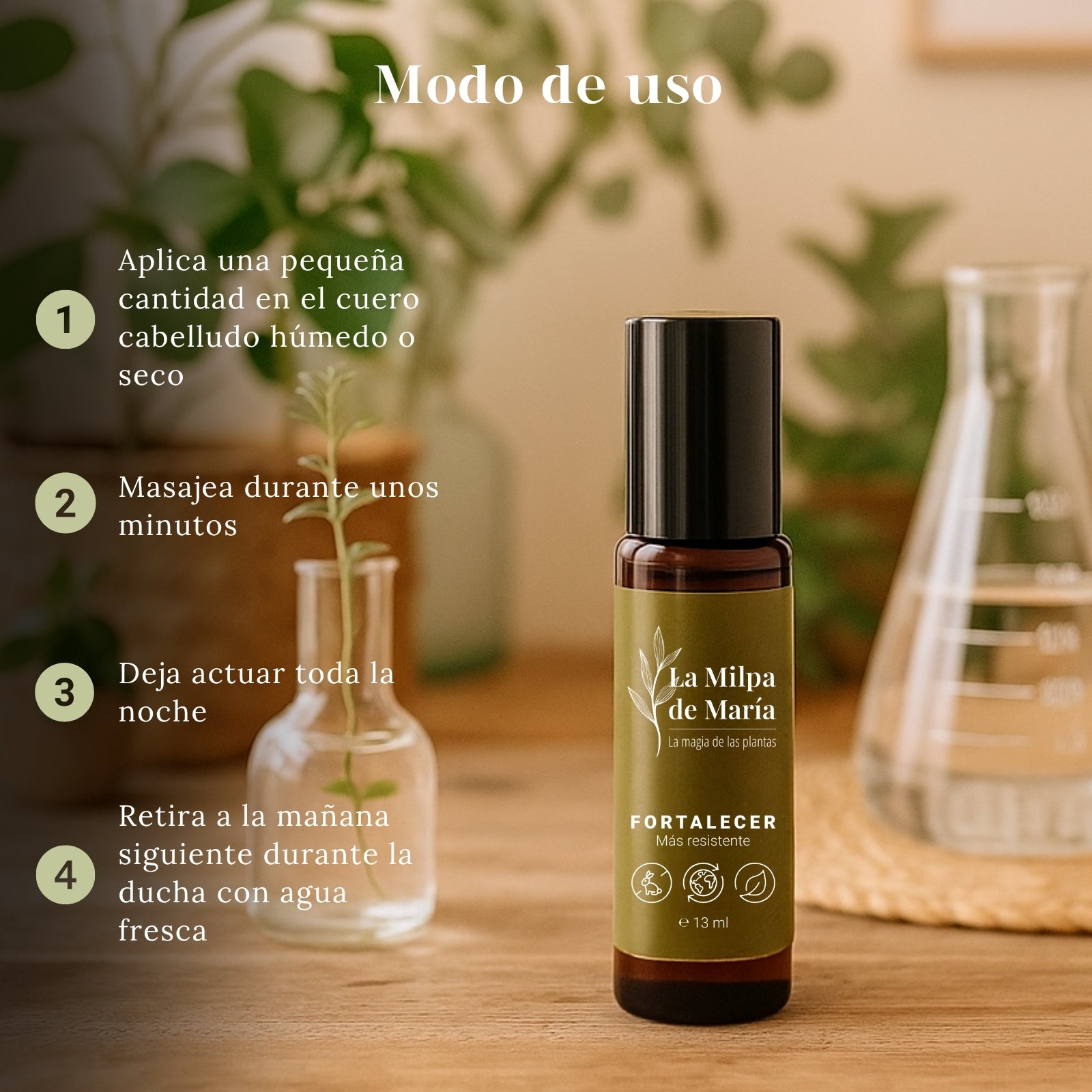 Fortalecer - Tónico Capilar Anti Caída y Reparador de Cabello Débil