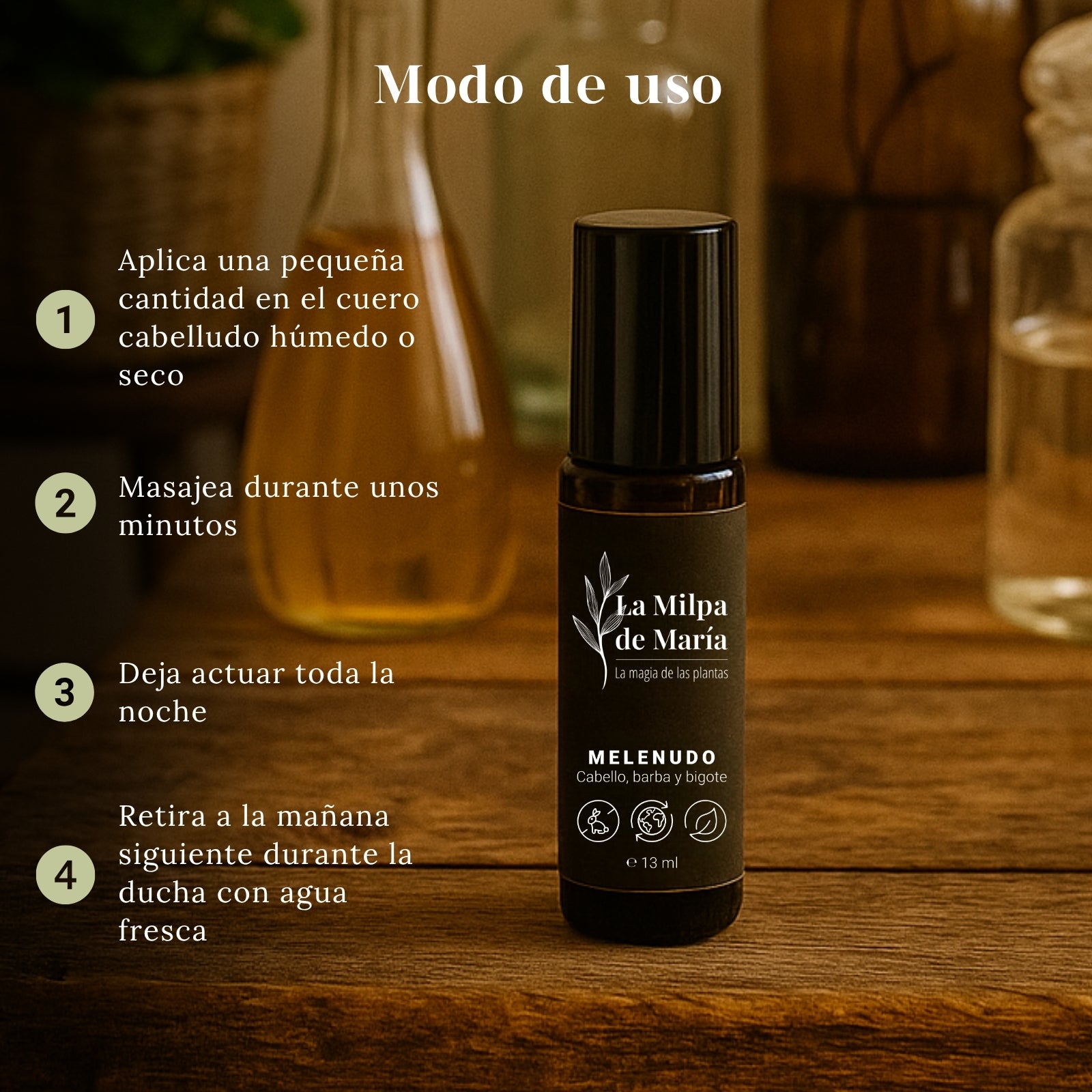 Melenudo - Aceite para Barba y Bigote